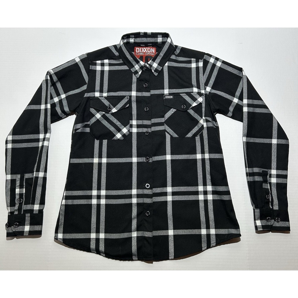 Dixxon Flannel Company Shirt Women's Size Medium Biker Plaid The Decade D Tech